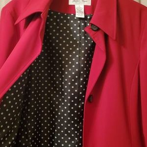 Sexy Red Trench Coat